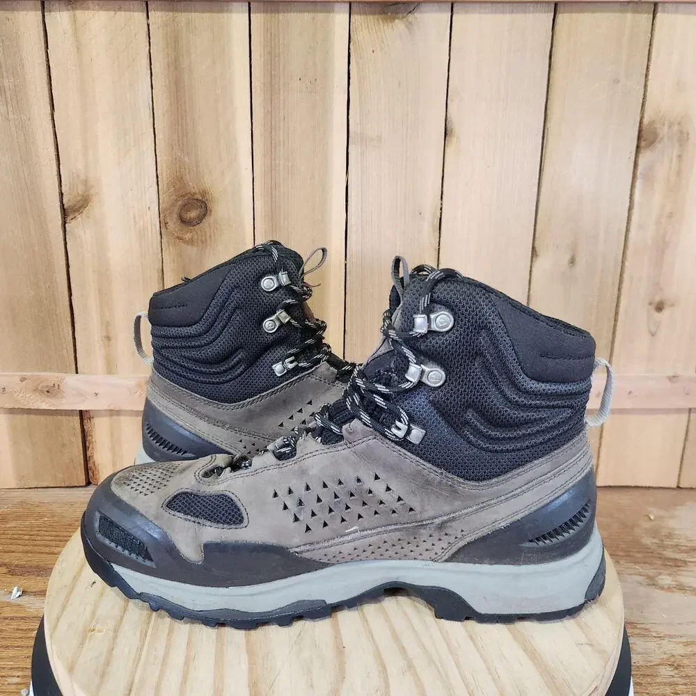 Vasque Breeze AT Mid GTX Boots Mens 12 W Brown Waterproof Vibram Hiking Outdoor
